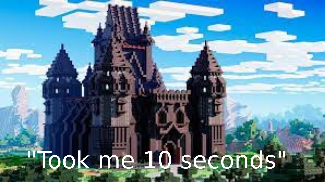Minecraft Building Tutorials Be Like: - YouTube