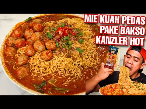 GILA! MUKBANG 8 BUNGKUS MIE PEDAS KOREA +  SEAFOOD BUMBU GOCHUJANG!!