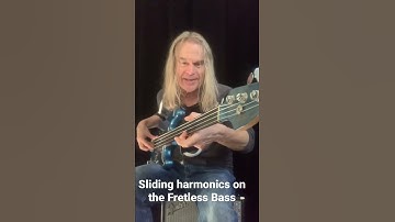 Tony Franklin - Sliding Harmonics on the Fretless Bass.
