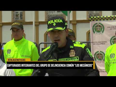 Capturados integrantes del grupo de delincuencia común "Los Mecánicos"