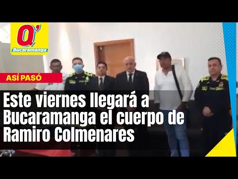 Este viernes llegará a Bucaramanga el cuerpo del acordeonero Ramiro Colmenares