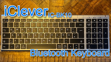 iClever IC-BK10 Keyboard Bluetooth - Unboxing, Installation, Review