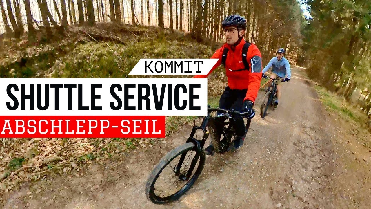 KOMMIT Fahrrad Abschleppseil - Zugsystem für E-Bikes, MTB Kinder