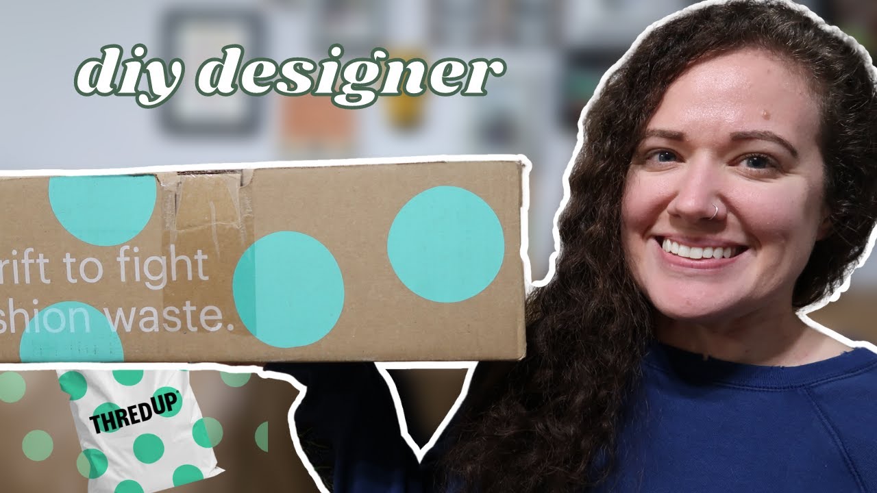 the last item SAVED this one | thredup diy designer rescue box - YouTube
