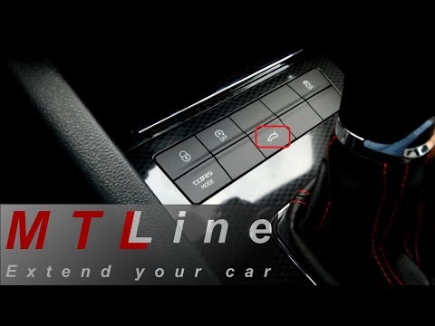 Skoda Octavia 3 vRS FACELIFT - boot closing with interior button - zapiranje prtljažnika z gumbom - YouTube