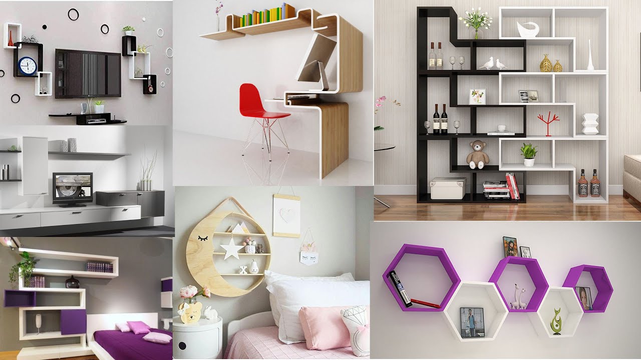 Las 100 mejores ideas estantes de pared - ideas creativas de diseño de flotantes 2020 - YouTube