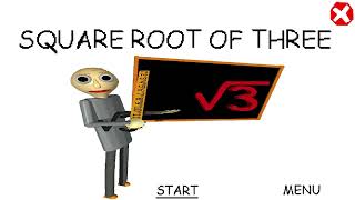 SQUARE ROOT OF THREE