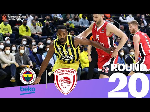 Fener hits 15 threes, runs past Olympiacos! | Round 20, Highlights | Turkish Airlines EuroLeague