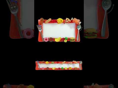 たべもの プレート1 オレンジ Loop 動画素材 Short Shorts