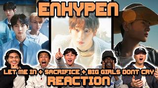 Our First Time Watching Enhypen  Let Me In  Sacrifice  Big Girls Dont Cry