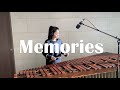 Memories  maroon 5  marimba cover