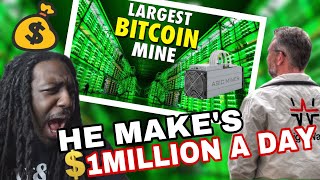 HE MAKES $1 MILLION A DAY | Top 5 Largest BITCOIN MINES on Earth 😮