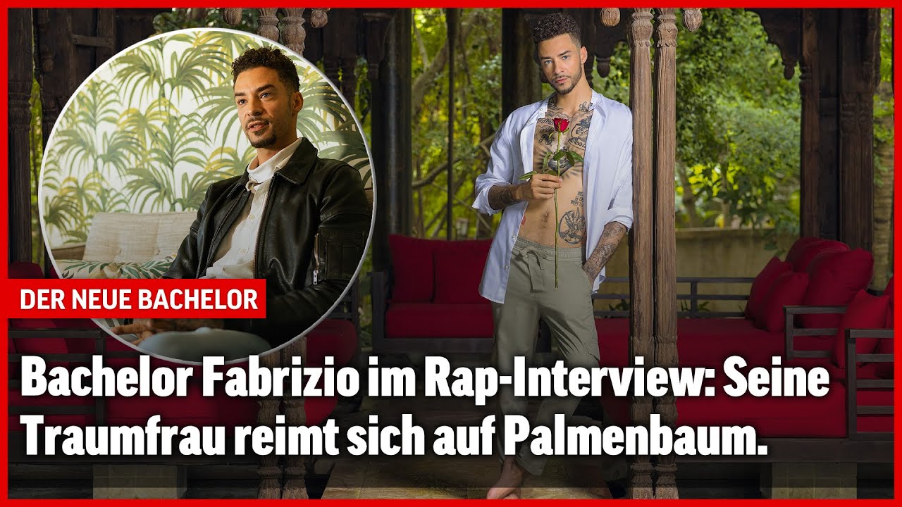 Bachelor Fabrizio Behrens, alias 'Wildes Tier', im Rapinterview | Bachelor 2023 I Teaser