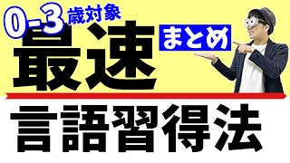 0~3歳 【保存版】子どもの言語習得を加速させるためにすることまとめ/幼児教育コンサルタントTERUの子育て・知育ノウハウ