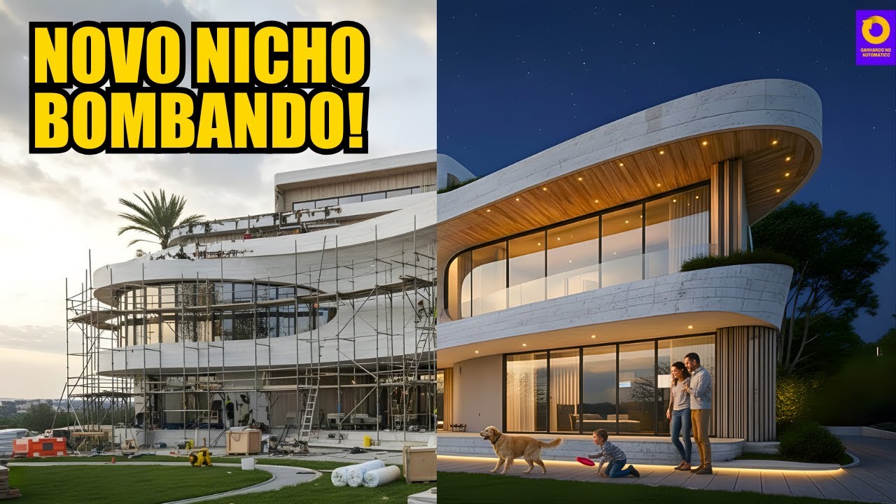 Como Ganhar em dólar todo Mês com Vídeos de Construção IA (Google Whisk + Meta AI)