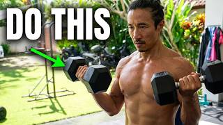 Calming the nervous system using weight lifting