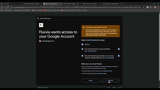 Fluxvia — Google OAuth verification demo (Calendar scopes)