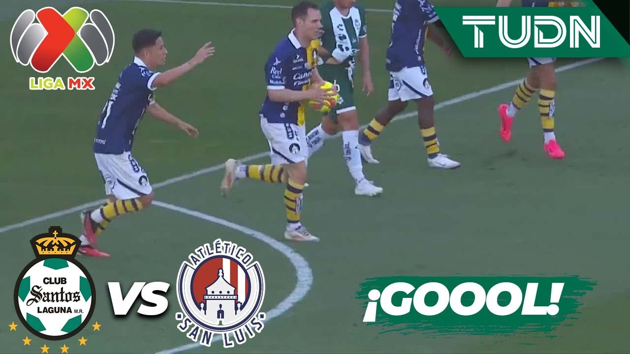 ¡EL DESCUENTO! Gol de San Luis | Santos 2-1 A. San Luis | Liga MX ...