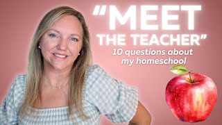 HOMESCHOOL STYLE? FAVORITE SUBJECT? GET TO KNOW ME: HOMESCHOOL SHOW & TELL SERIES