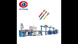 Jiacheng YC70 2 Core Wires Extruding Machine Line For PVC Insulation and Sheath Layer