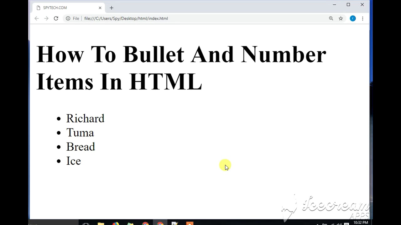 How To Center Bullets In Html