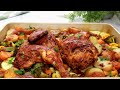 كم هي لذيذة الدجاج المحمر عندما نطبخها بهذة الطريقة 😋 Cook Roasted Chicken this way