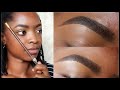 Eyebrow tutorial for beginners using pencil only|| UC Thonia