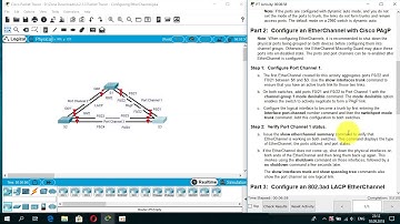 4.2.1.3 Packet Tracer - Configuring EtherChannel