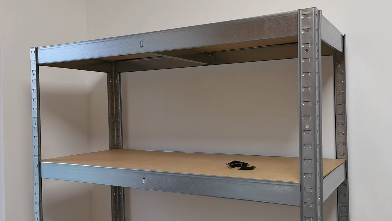 Сборка металлической полки для хранения Metalkas REGAL R175 (Kaufland)