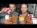 МУКБАНГ KFC/БАСКЕТ ДУЭТ/ШЕФБУРГЕРЫ/ФРИ/MUKBANG KFC/BASKET DUET/CHEFBURGERS/FRIES