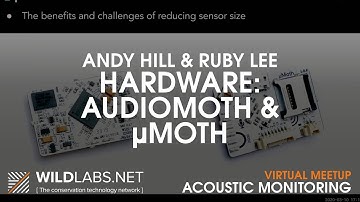 Andy Hill and Ruby Lee: Audiomoth and μMoth