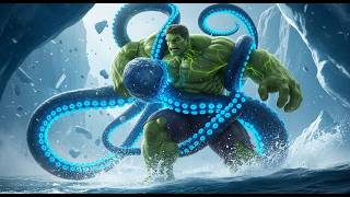 Gamma Powered Hulk Protects Arctic Research Station From Frozen Kraken Attack