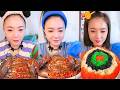 Chili Shrimp Platter with Saucy Seafood and Colorful Roe Circle