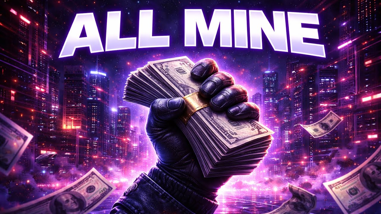 All Mine — Dark Trap Rap Beat | Official Music Visualizer