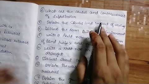 1st sem Bcom Environmental studies ll Important Questions ll @Tutor_from_home