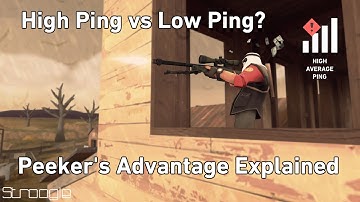 Is it better to have high ping or low ping in TF2? (Peeker