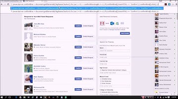 How To Accept Multiple Facebook Friend Request in one Click