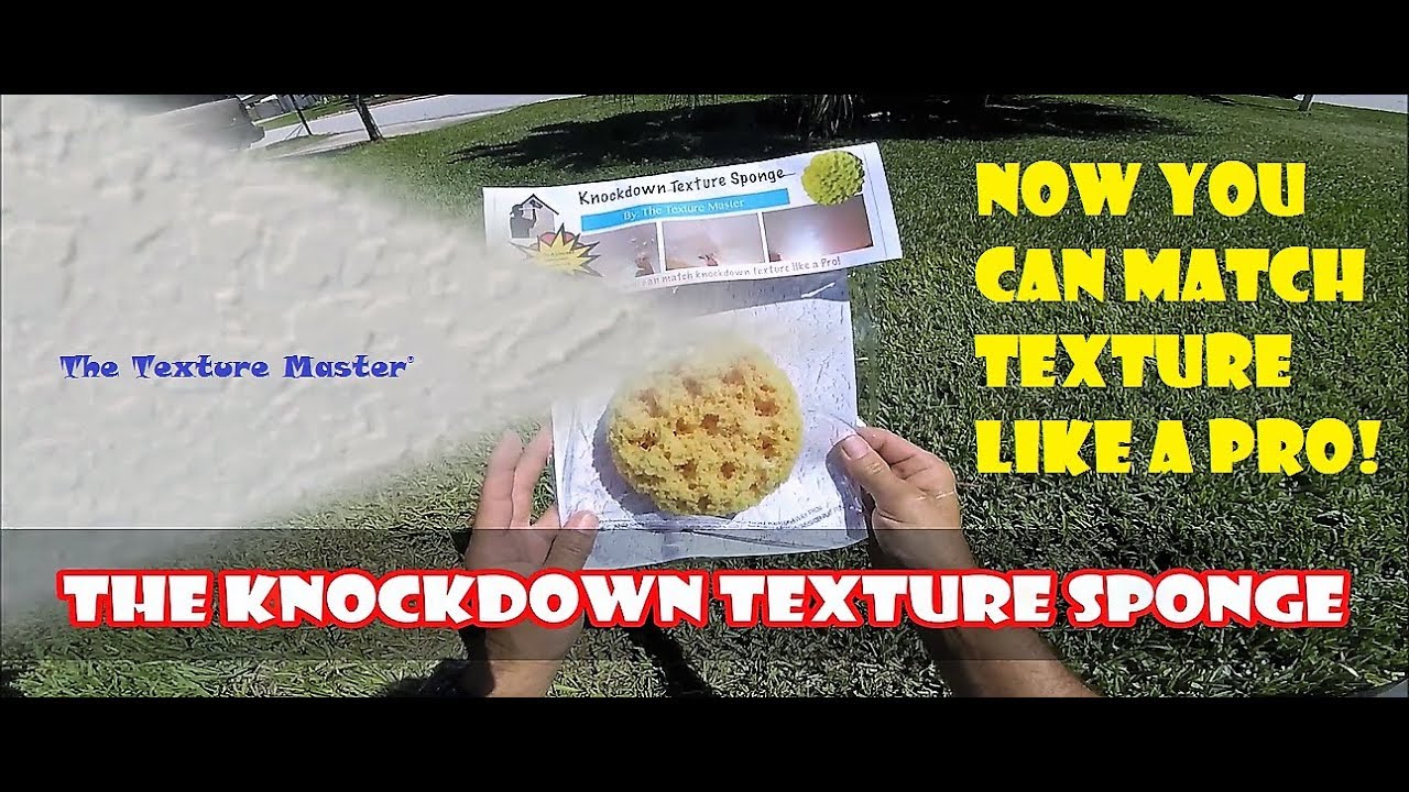 Knock down Texture Repair Sponges