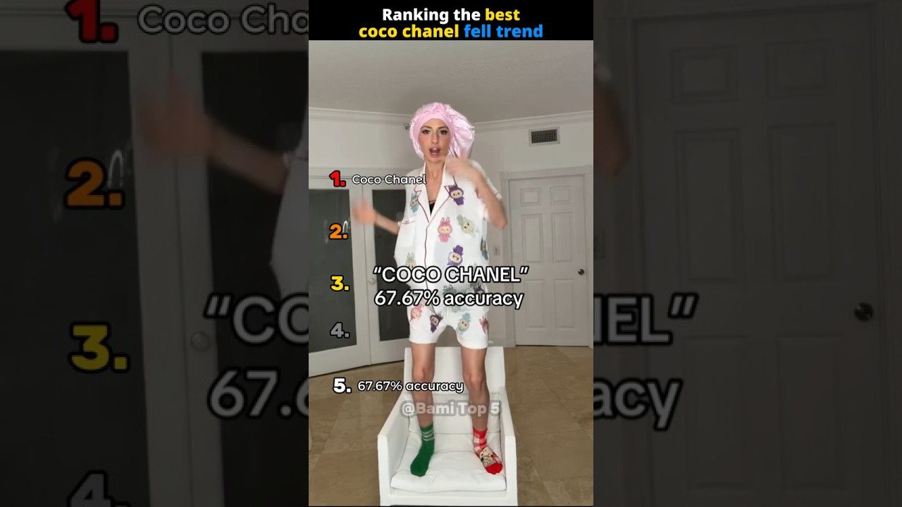 ranking the best coco chanel fell trend #coco #shorts