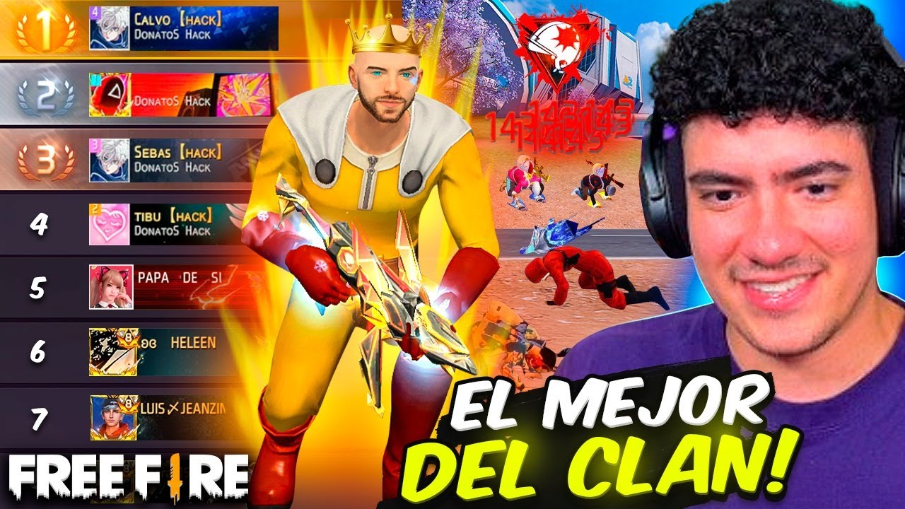 CALVO DEMUESTRA PORQUE ES EL MEJOR JUGADOR DE MI CLAN EN FREE FIRE - TheDonato