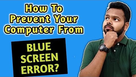 How To Prevent Your Computer From BLUE SCREEN ERROR | BSOD | BLUE SCREEN