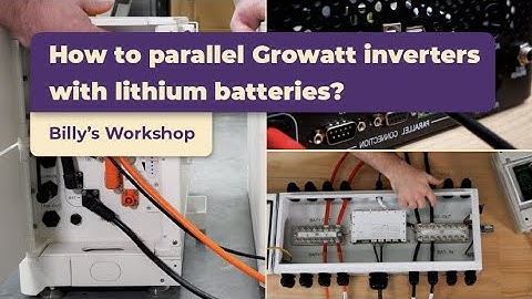 Installing Growatt Hybrid Inverters in Parallel | Parallel ARK Lithium Batteries With Battery Hub