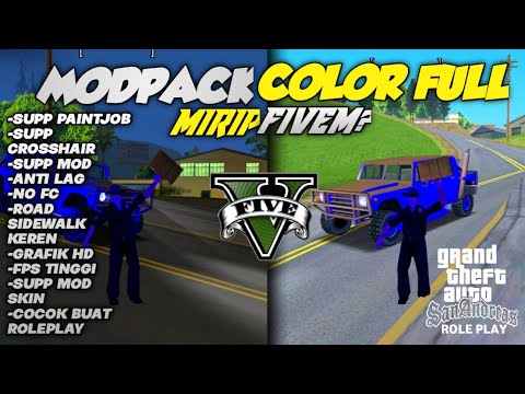 Samp Color Mod NEW MODPACK COLORFULL COCOK BUAT HP 🥔 - GTA SAMP ROLEPLAY - YouTube