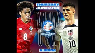 PANAMA VS USA - COPA AMERICA MATCH PREDICTION