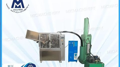 Automatic Aluminum Tube Filling & Sealing Machine: one minute to show how machine fill and seal.