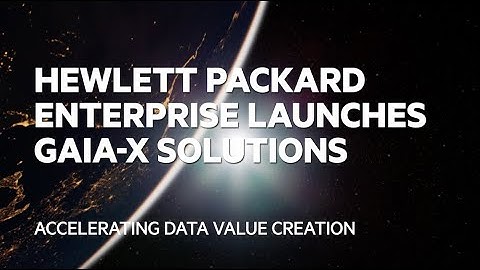 HPE announce solutions to help organizations tap into the federated data infrastructure Gaia-X