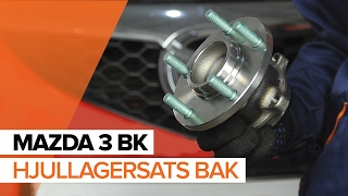 Montera Hjullager fram vänster höger MAZDA 3 Saloon (BK): gratis video