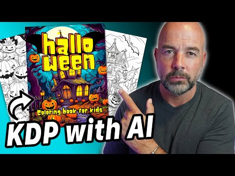 Use AI to Create Halloween KDP Coloring Books to Sell on Amazon