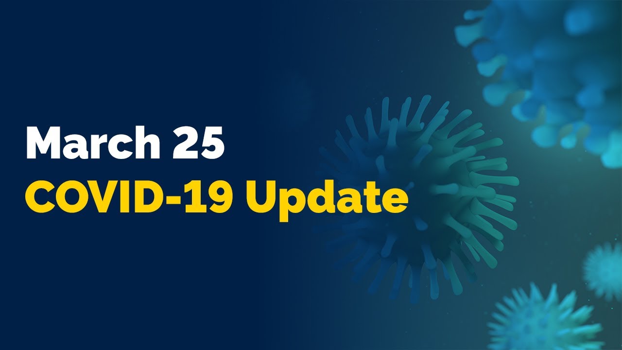 COVID-19 update for March 25 with Dr. Deena Hinshaw | Jason Kenney