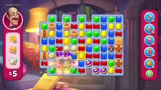 Homescapes Level 3115 - 15 Moves - No Boosters